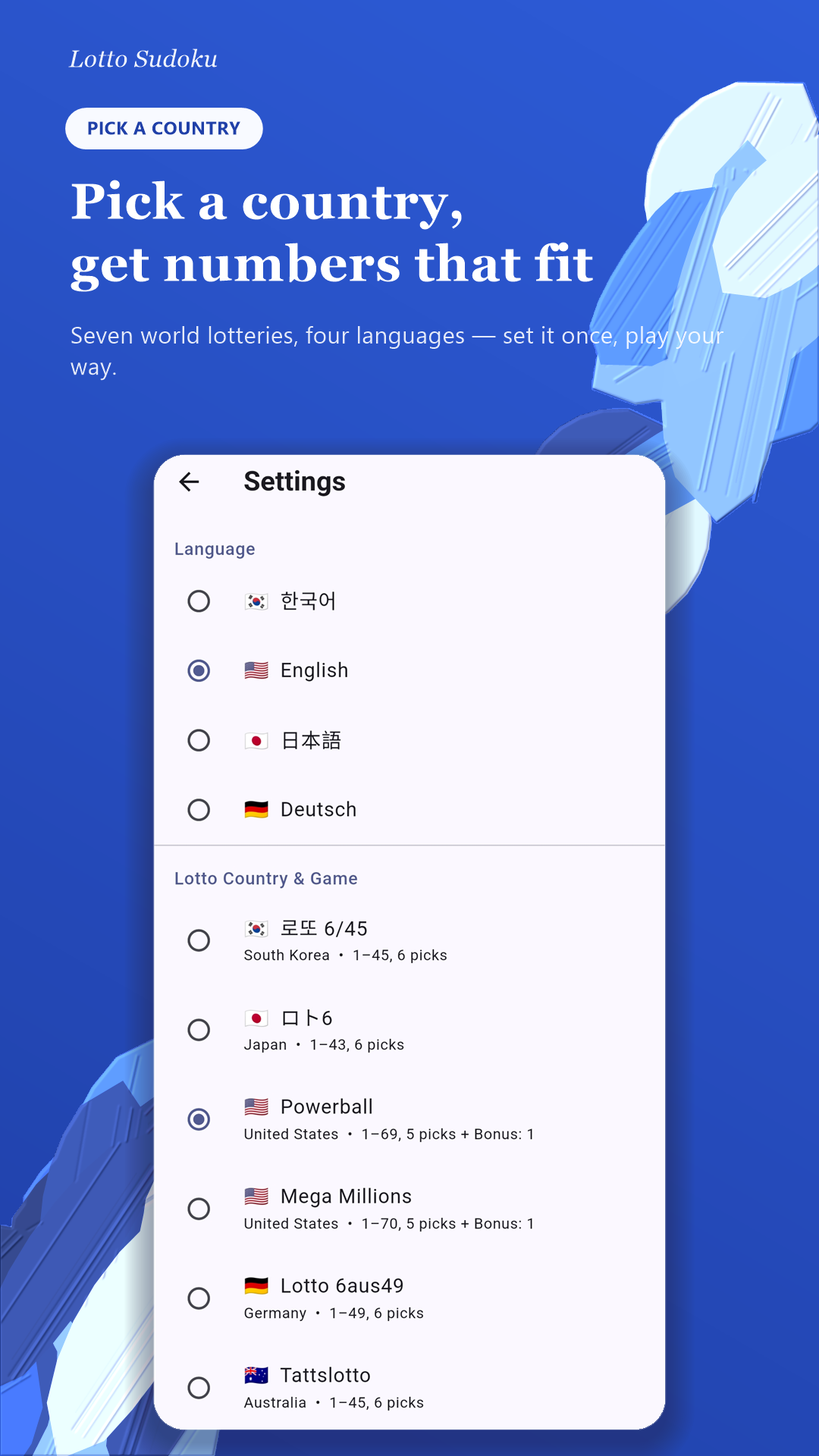 Settings
